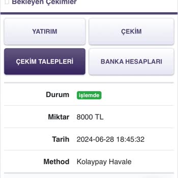 Onwin Bahis Uzun Süre Bekletilen Para Transferi Ve Destek Sorunu