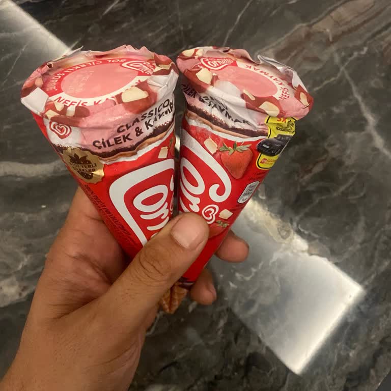 Migros Ezilmiş Kornet Dondurma