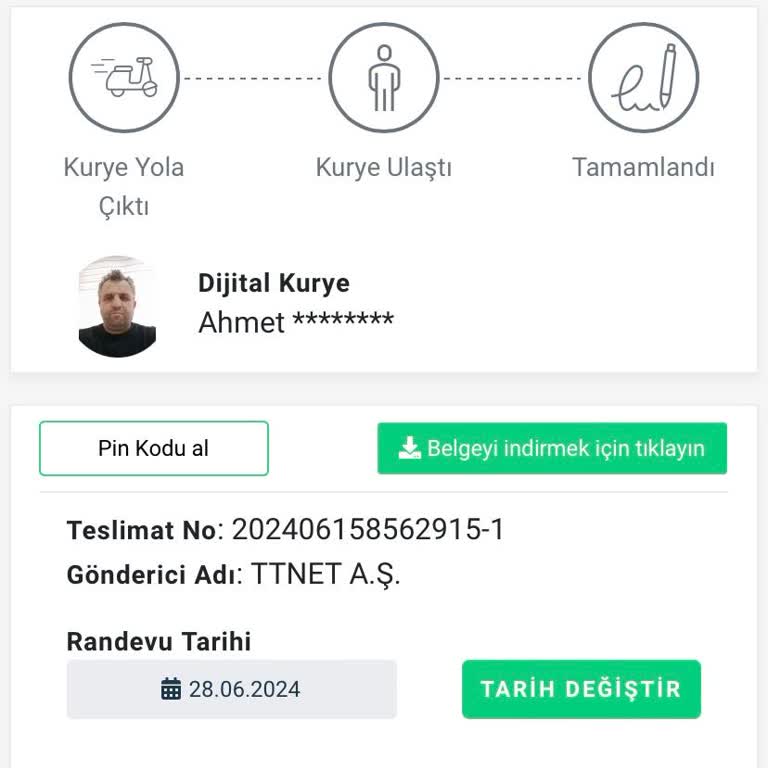 Dijital Kurye TTNET Duyarsız Davranıyor