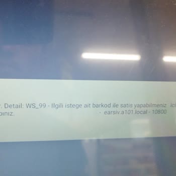 A101 Setcard Sorunu ... A101 Setcard Sorunu ...