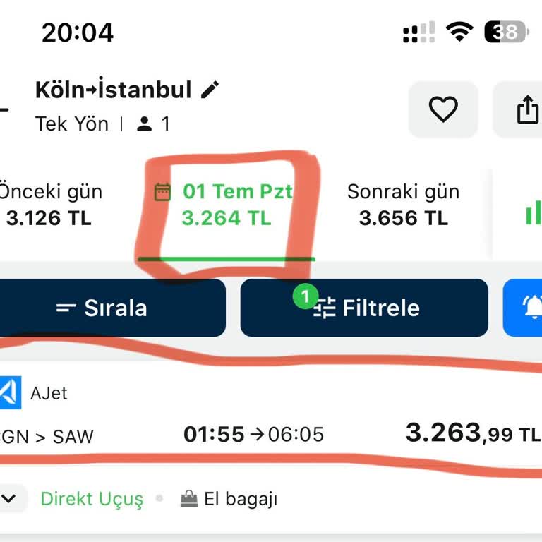 Ajet De Bilet İptal Ve Değişim Fahiş Fiyat!