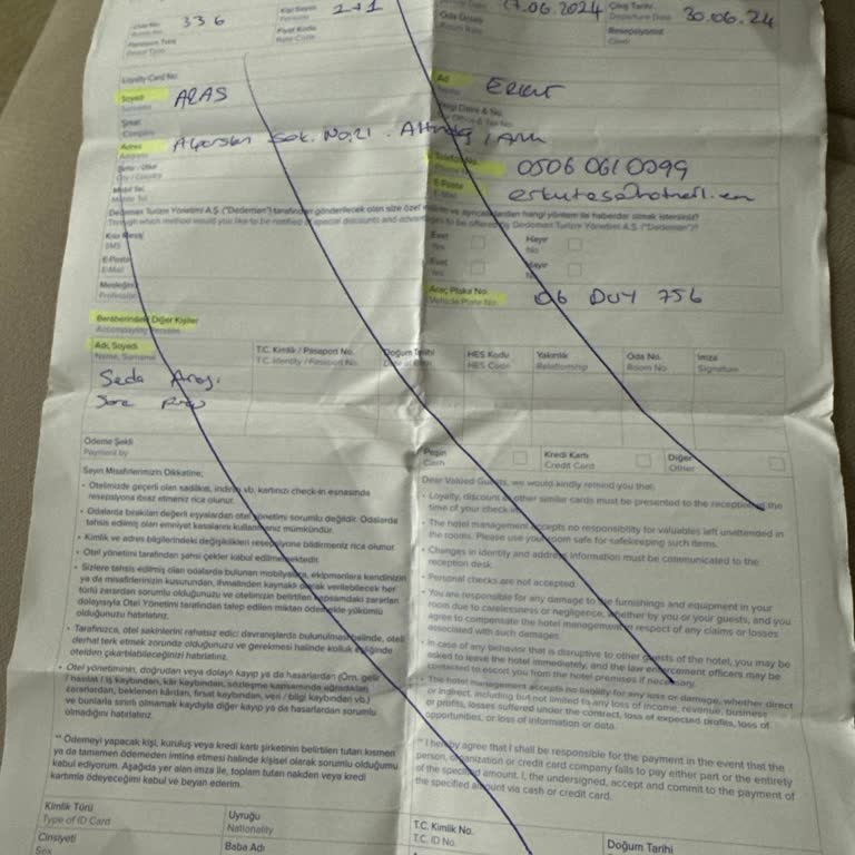 Dedeman Otel Paramızı İade Etmiyor