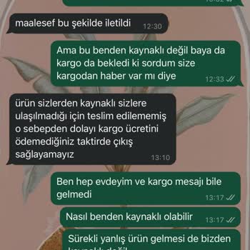 Avmpark Yanlış Parça Gönderme Ve Ürün İadesi Almama