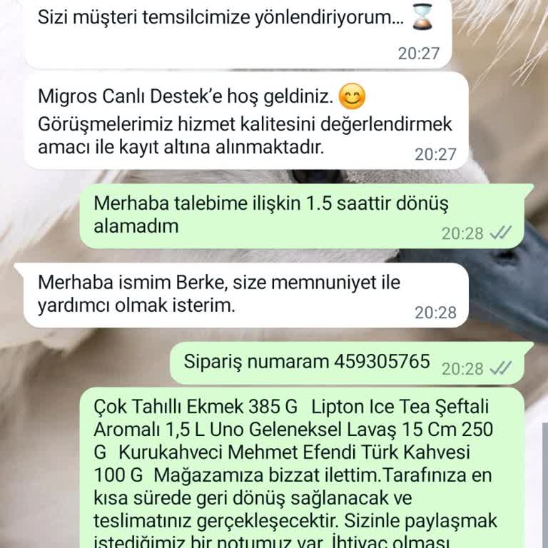 Migros'un Eksik Ürüne Vermediği Cevap