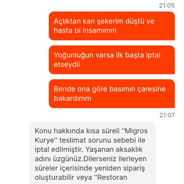 Migrosyemek Sayesinde Acillik Oldum