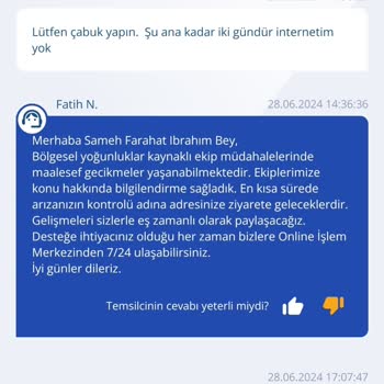 TurkNet İnternet Bende Yok