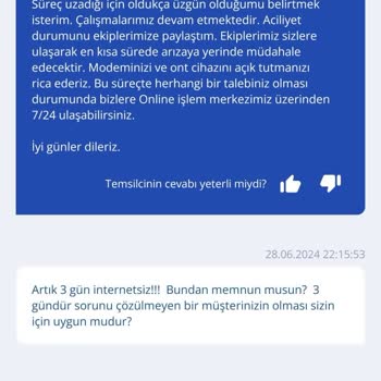 TurkNet İnternet Bende Yok