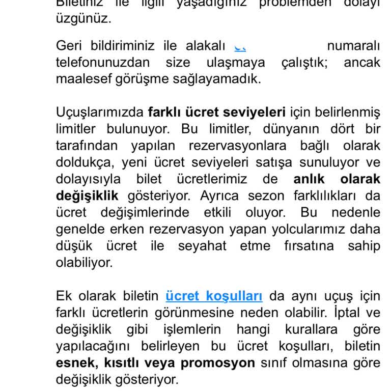 THY Ödeme Ekranındayken Fiyat Güncellemesi Yaptı