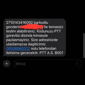 PTT Kargo Adreste Yok/Kapalı-Haber Kağıdı Bırakıldı