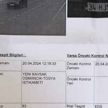 Gelir İdaresi Başkanlığı Yanlış Plakaya Ödenen Trafik Cezası