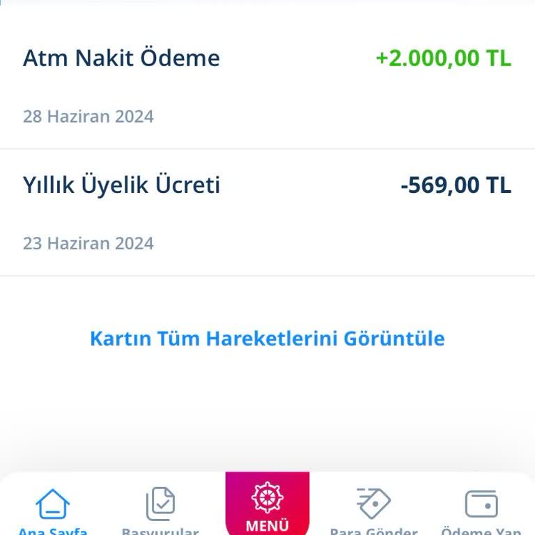 Denizbank Kart Aidatı (Yıllık Üyelik Ücreti)