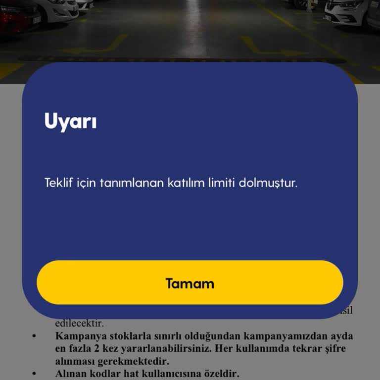 Turkcell Kampanya Kodu Alamıyorum