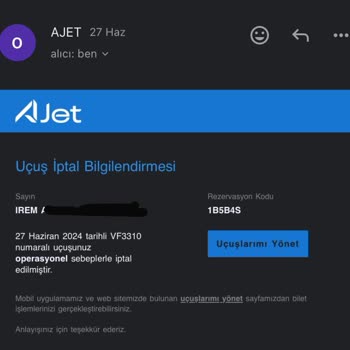 AJet (Anadolu Jet) 2 Gündür İptal Edilen Uçuş