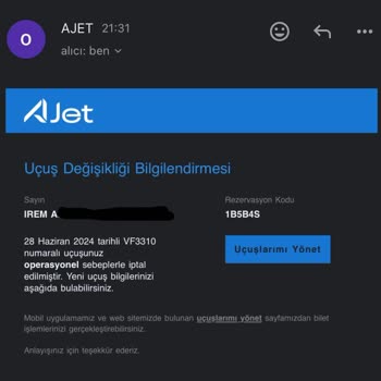 AJet (Anadolu Jet) 2 Gündür İptal Edilen Uçuş