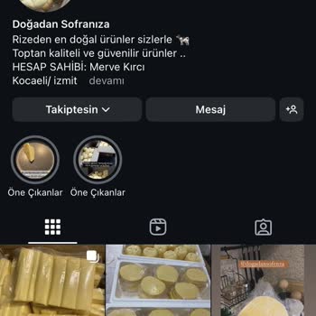 Dogadansofrnza (Instagram) Adlı Sayfadaki Tereyağlar Şüpheli