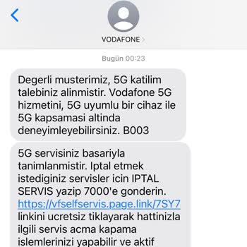 Vodafone'un Yaptığı Hatalı İşlemin Faturasını Bana Kesmesi