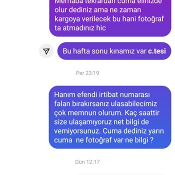 Pınar Bebe (Pınar Aslan) Sipariş Teslimatında Yaşanan Sorunlar