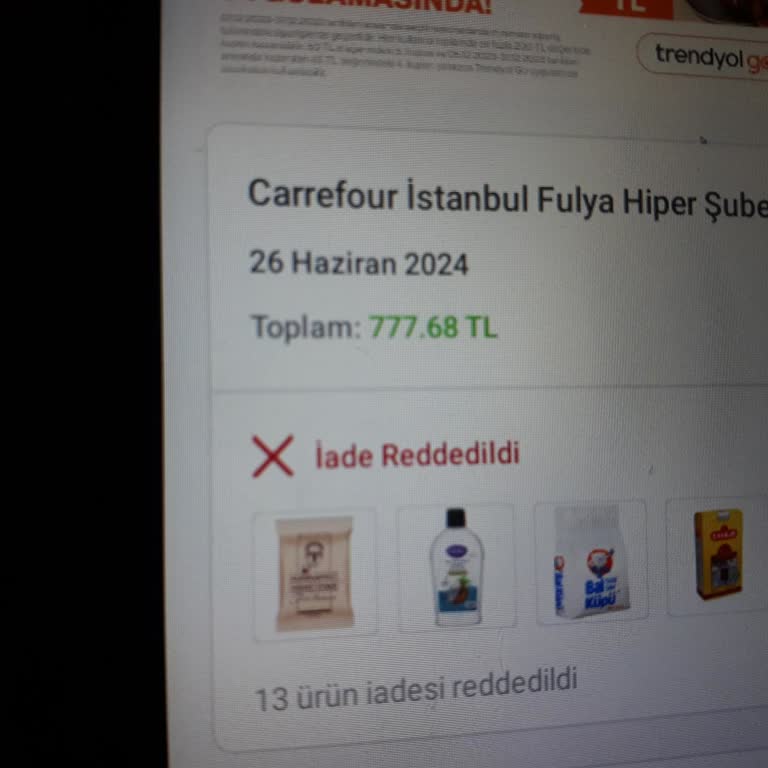 Trendyol'da Teslimat Sorunu Ve Müşteri Mağduriyeti
