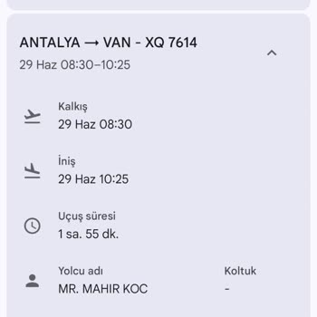 SunExpress Hava Yolları Uçuşumuzun İptal Edilmesi