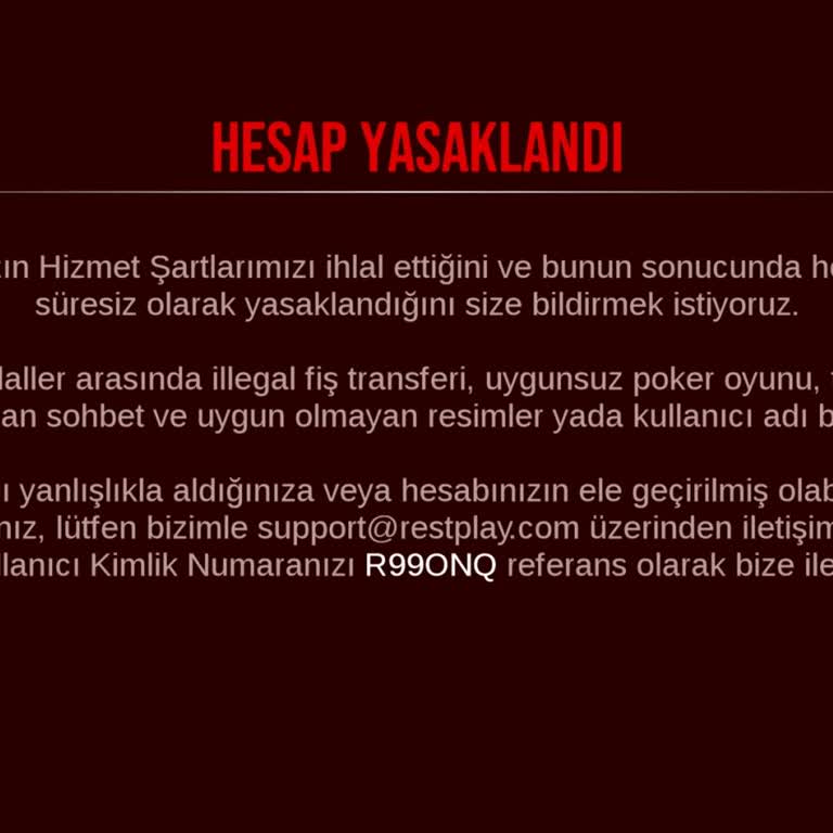Rest Play Rest Poker Den Şikayetçiyim