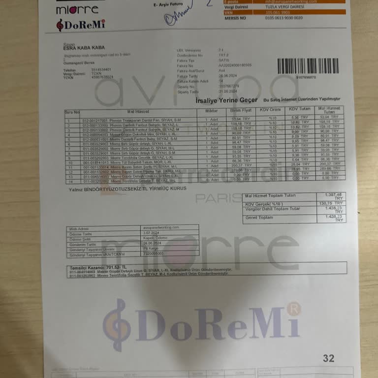 Avrupa Networking Eksik Ve Yanlış Ürün