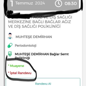 MHRS Randevum İptal Edilmiş