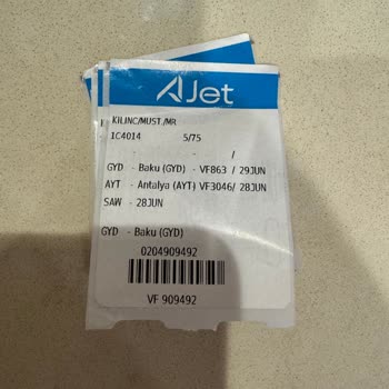 Ajet Önce Rötar Sonra Valiz Kaybetme