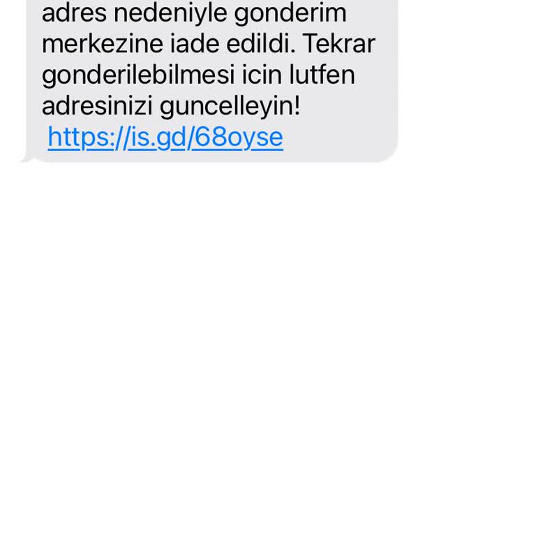 Kargo Yanıltıcı Kargo Mesajları Ve Güvenlik Endişesi