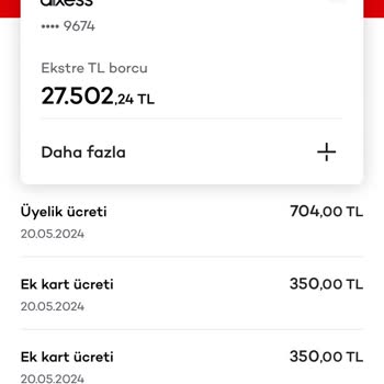 Akbank Axess Kredi Kart Üyelik Ücreti İptali