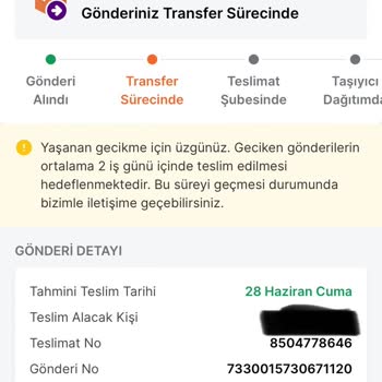Trendyol Express Kargoyu Sistemde Görülen Teslim Tarihinde Getirmiyor