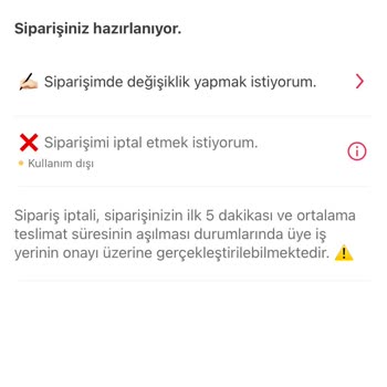 Yemek Sepeti Müşteri Hizmetleri Yok