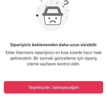 Yemek Sepeti Müşteri Hizmetleri Yok