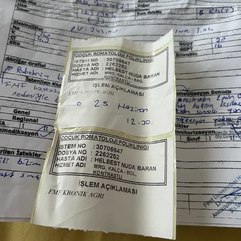 Fırat Üniversitesi Hastanesi Kızımın Emarı Çekilmedi