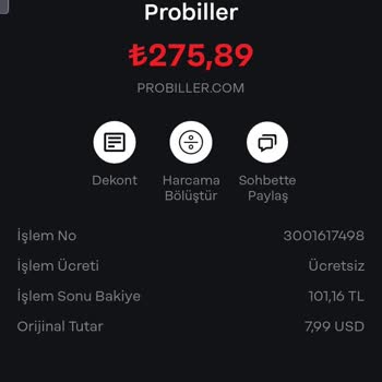 Probiller Habersiz Para Çekimi