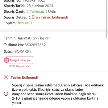 Trendyol Express İade Kargo İşlemi