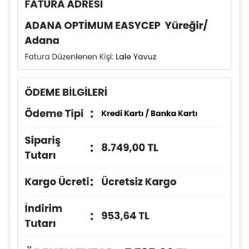 EasyCep Kargo Ve Ücret İade Sorunu