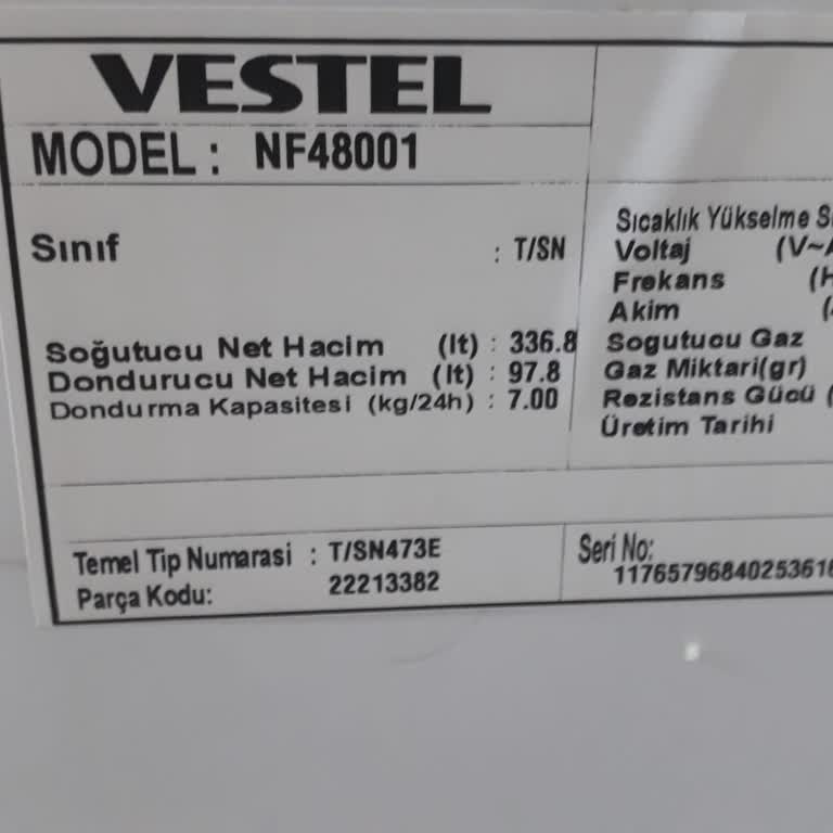 Vestel Buzdolabı Kapak Raf Ayaklarının Kırılması