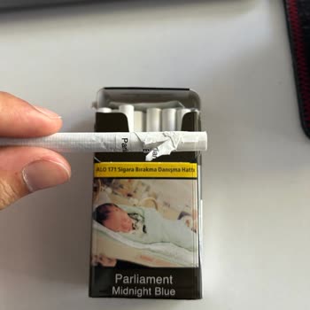 Parliament Midnight Blue Paketinden Bozuk Filtreli Sigara Çıktı