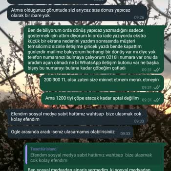 Tesettür Island İade Talebine Yanıt Alamama Ve Mağduriyet