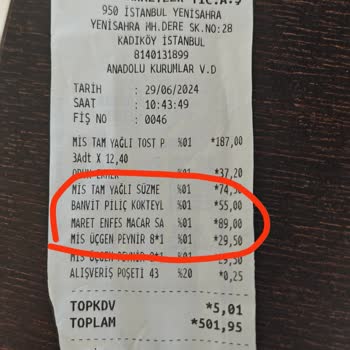 Maret Salam İçerisinden Kıl Çıktı