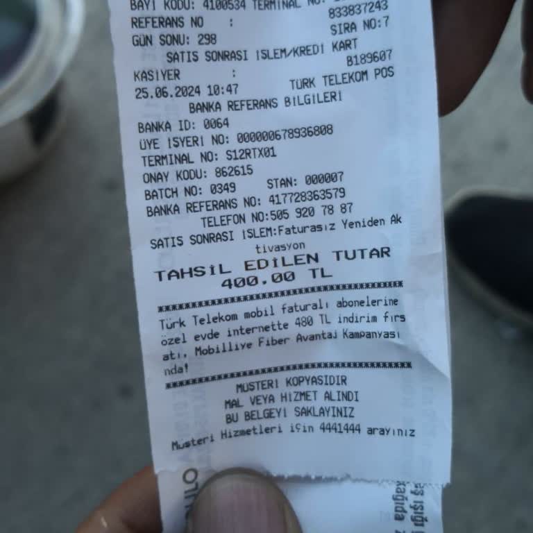 Türk Telekom Kapanan Hattın Yeniden Aktivasyonu