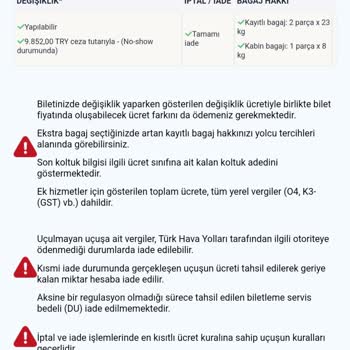 THY Tamamı İade Biletimin Ödemesini Yapmıyor