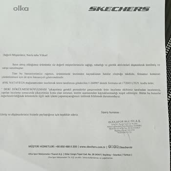 Skechers'ı Tüketici Hakem Heyeti'ne Şikayet Ettim.