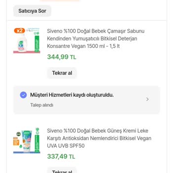 ebebek Teslim Edilmeyen Ürün