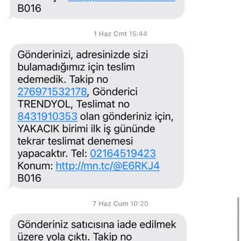 MNG Kargo Yakacık Şubesi Adrese Getirmeyip İade Oluşturuyor