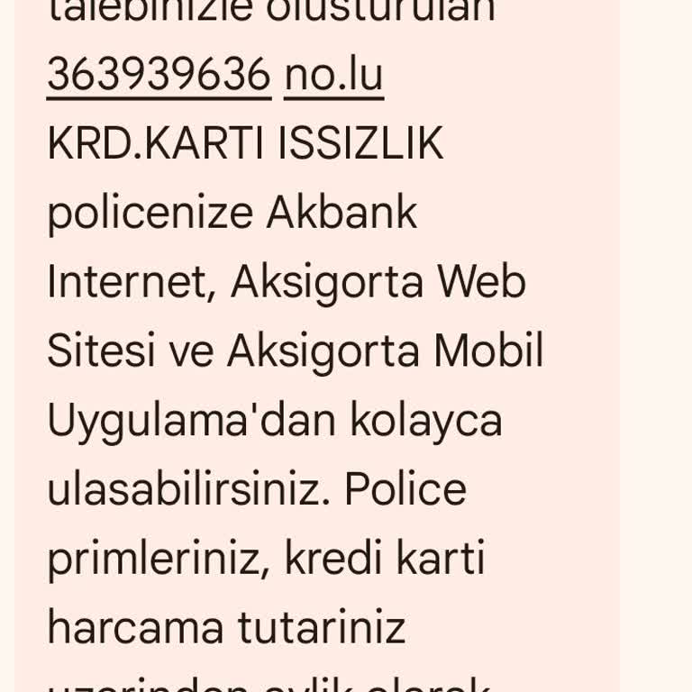 Akbank Bilgim Dışında Kesilen İşsizlik Sigortası Ücreti