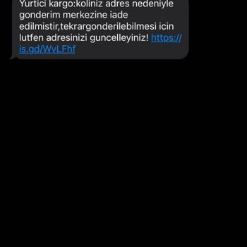 E-ticaret Marka Taklidiyle Dolandırıcılık Yalan Kargo Mesajı