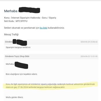 Toyzz Shop Stokta Olmayan Ürün Satıp, 9 Gün Sonra İptal Ettiler