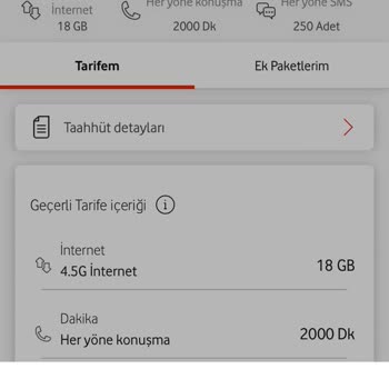 Vodafone Paket Fiyatları Farkı