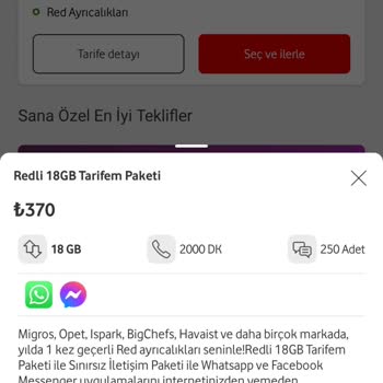 Vodafone Paket Fiyatları Farkı